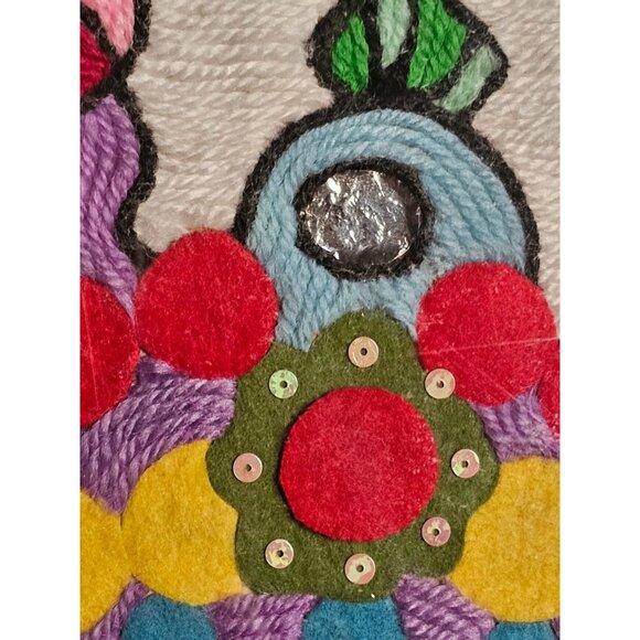 Heroine Mu-Guiying Wool Print Art embroidery Colorful Art Work Picture - Picture 6 of 16